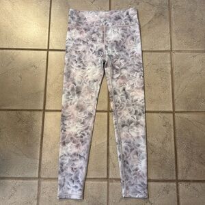 Athleta Girl XXL/16 High Rise Printed Chit Chat Leggingd Floral Print